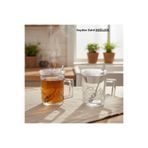 FAIR HOME Living 2'li Kapaklı - Kulplu Cam Bitki Kupası Seti - 2 x 380 ml.