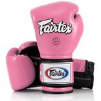 Fairtex Muay Thai Boks eldivenleri BGV9 – Heavy Hitter stil – değişimler Meksikalı daha az Siyah Navy Mavi 12 14 16 oz Kick Boks eldivenleri ve antrenman için Boxing MMA K1 430 g Pembe