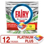 Fairy 12'li Platinum Plus bulaşık makinesi tableti