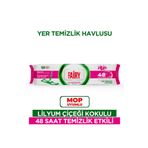 Fairy Çok Amaçlı Mop Uyumlu Yer Temizlik Havlusu 50 Yaprak | Lilyum Çiçeği