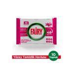 Fairy Çok Amaçlı Yüzey Temizlik Havlusu 10 Yaprak | Lilyum Çiçeği| Beyaz Sirke & Karbonat