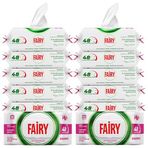 Fairy Çok Amaçlı Yüzey Temizlik Havlusu 100 Yaprak 12 Adet | Lilyum Çiçeği | Beyaz Sirke & Karbonat | 48 Saat Temizlik Etkili | İz Bırakmayan Formül