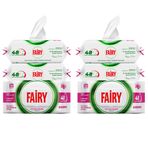 Fairy Çok Amaçlı Yüzey Temizlik Havlusu 100 Yaprak 6 Adet | Lilyum Çiçeği | Beyaz Sirke & Karbonat | 48 Saat Temizlik Etkili | İz Bırakmayan Formül