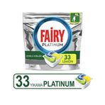 Fairy Platinum 33 Yıkama Kapsülü Limon Kokulu Bulaşık Makinesi Deterjanı