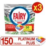 Fairy Platinum Plus 3x50 Adet Bulaşık Makinesi Deterjanı Kapsülü