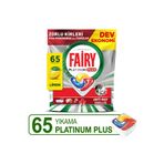 Fairy Platinum Plus Hepsi Bir Arada Bulaşık Makinesi Tabletleri, Limon, 65 Tablet