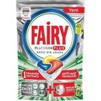 Fairy Platinum Plus Limon Kokulu 4x40 Adet Bulaşık Makinesi Tableti