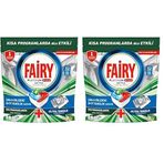 Fairy Platinum Plus Ultra Temizlik Bulaşık Makinesi Deterjanı Kapsülü 32 Yıkama Limon Kokulu 2li paket