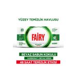 Fairy Power Wipes Yüzey Temizleme Mendili 100 Yaprak | Beyaz Sabun | Beyaz Sirke & Karbonat