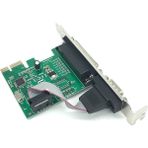 Faith AX99100 1P1S RS232 Seri Paralel Bağlantı Noktası DB25 25PIN Pcıe Yükseltici Kart (Yurt Dışından) - Yeşil