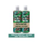 Faith In Nature Doğal Aloe Vera Yenileyici Şampuan + Saç Kremi 2 x 400 ML