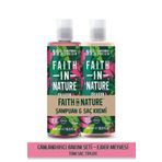 Faith In Nature Ejder Meyvesi %99 Doğal Canlandırıcı Şampuan ve Saç Kremi