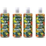 FAITH IN NATURE Grapefruit&Orange%99 Doğal Tazeleyici Şampuan + Saç Kremi 400ml (2 paketi)