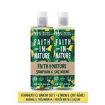 Faith In Nature Limon Çay Ağacı %99 Doğal Ferahlatıcı Şampuan Saç Krem