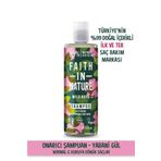 Faith In Nature Yabani Gül Normal Kuruya Dönük Saçlar İçin %99 Doğal Onarıcı Şampuan