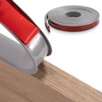 FAKILO 30 mm x 3 m U şeklinde kendinden yapışkanlı mobilya kenar bandı, esnek mobilya kenar bandı, kendinden yapışkanlı TPE katlanabilir kenar koruması, dolap kenarları, çalışma tezgahları için kenar