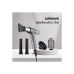Fakir Airwave Saç Şekillendirici Set Silver – 5 Başlıklı İyonlu BLDC Motor 3 Isı 3 Hız Styler