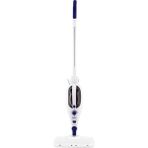 Fakir Alina Clean Mop 1300 W Buharlı Temizleyici – 10'u 1 Arada Başlık Seti, Sert Zemin ve Halılar için Çok Amaçlı Kullanım - Beyaz
