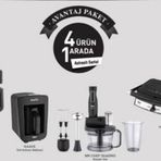 Fakir Avantaj Paketi Antrasit 4'lü Elektrikli Çeyiz Seti