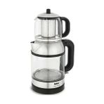 Fakir Ceremony 2in1 Digital Çay Makinesi 1L Cam Demlik ve 2L Su Isıtıcı Hızlı Demleme Özelliği - Inox