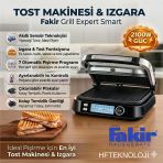Fakir Grill Expert Smart 2100 W Izgara Ve Tost Makinesi + Dijital Mutfak Tartısı Hediye
