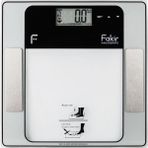 Fakir Hercules Vücut Analiz Baskülü Yağ Kas Su Kemik Ölçer Cam Platform LCD Ekran Hassas Ölçüm