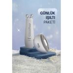 Fakir İyo Günlük Işıltı Paketi-Fakir Iyo Trio Rf Facial Care+Ultrasonic Wave Face Cleanser - Gri