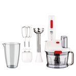 Fakir Mr Chef Quadro 1000 W Beyaz Mikser Blender Set