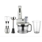 Fakir Mr Chef Quadro 1000 W Gümüş Blender Seti 990 ml Kapasite ve Çelik Bıçak Özelliği