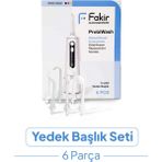 Fakir ProbiWash Yedek Başlık Ağız Duşu 7 in 1 6'lı - Siyah - Beyaz - Mavi