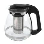Fakir Temper, Temper İnox, River 2İn1, Temper Rouge İle Uyumlu Çelik Süzgeçli Cam Demlik - 1500 Ml