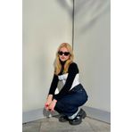 Falan Eyewear Alien Siyah Kadın Rave Güneş Gözlüğü