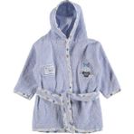 Falcomini Kız Erkek Bebek Çocuk Pamuklu Bornoz - Bebek Yeşili - 5 Yaş