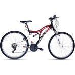 Falcon Camino 24 Jant Dv Çift Amortisörlü Bisiklet Siyah Kırmızı - Siyah - Kırmızı
