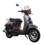 Falcon Turtle 50 Siyah Gri Benzinli Scooter