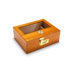 Falconetti RD29KHV Kahverengi Camlı Humidor Şifreli Puro Kutusu