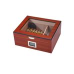 Falconetti RD47 Açık Kahverengi Camlı Humidor Puro Kutusu