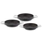 Falez 3019 Black Lıne Granit 6 Parça Sahan Seti