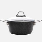 Falez Black Line 20 cm Derin Granit Tencere