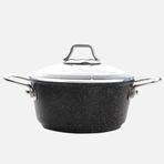 FALEZ Black Line 24cm Granit Tek Basık Tencere