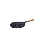 FALEZ Black Line 28 cm 7 Göz Döküm Pankek Tava
