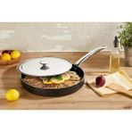 Falez Black Line 30 cm Balık Tavası BLN3061 - Siyah