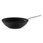 Falez Black Line Granit Döküm 28 cm Siyah Wok Tava