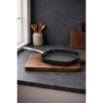 FALEZ Black Line Granit Kare Tava 28 Cm
