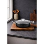 FALEZ Black Line Granit Karnıyarık Tencere 30 Cm