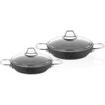 Falez Casa Milano Blackline 18-22 cm 4 Parça Sahan Set