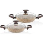 Falez Casa Milano Creamy 18-20 cm 4 Parça Sahan Set