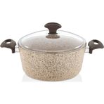 Falez CRE-3006 Creamy Granitec 26 cm Derin Tencere