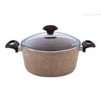 Falez Creamy 24 cm Granitec Derin Tencere