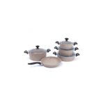 FALEZ Creamy Granitec 9 Parça Granit Set